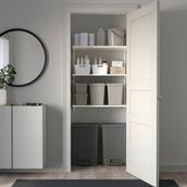 IKEA Knöckla 25 lt Koyu Gri Çöp Kutusu