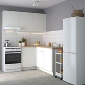 IKEA KNOXHULT köşe mutfak dolabı kombinasyonu beyaz - 49388405