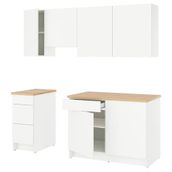 IKEA KNOXHULT mutfak dolabı kombinasyonu beyaz - 39581432
