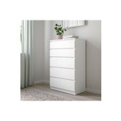 IKEA Kullen Beyaz 70x112 cm 5 Çekmeceli Şifonyer