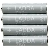 IKEA Ladda Beyaz HR03 AAA 1.2V Şarj Edilebilir Pil