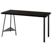 IKEA Lagkapten Tillslag Venge Siyah 140x60 cm Çalışma Masası