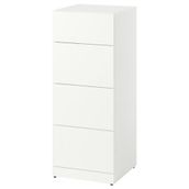IKEA LASTARE 4 çekmeceli şifonyer beyaz - 20599352