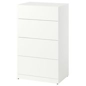 IKEA LASTARE 4 çekmeceli şifonyer beyaz - 40599351