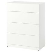 IKEA LASTARE 4 çekmeceli şifonyer beyaz - 60599350