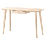IKEA LISABO 118x45 cm Dişbudak Kaplama Çalışma Masası