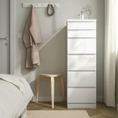 IKEA MALM 6 çekmeceli şifonyer beyaz - 70403593