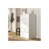 IKEA Malm Beyaz Renk 80X123 cm 6 Çekmeceli Şifonyer