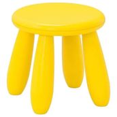 IKEA Mammut Sarı Çocuk Taburesi