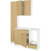 IKEA Meşe Dayanıklı Mutfak Dolabı 240X61X220 cm