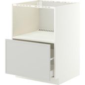 IKEA Modern Gri Alt Mutfak Dolabı 60X60 cm Iskandinav Tarzı Depolamalı Mutfak Dolabı - Ergonomik Sağlam Yapı Ahşap