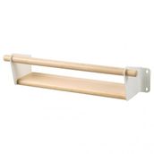 IKEA Nereby 40x10 cm Huş Beyaz Duvar Rafı