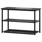 IKEA NIPASEN/BAGGMUCK ayakkabılık siyah-gri - 69618009
