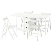 IKEA NORDEN/FRÖSVI mutfak masası takımı beyaz - 49568816
