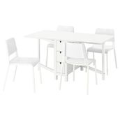IKEA NORDEN/TEODORES mutfak masası takımı beyaz - 89568824