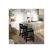 IKEA Nordviken 62 cm Siyah Bar Sandalyesi