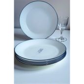 IKEA Oftast 25 cm 6 Kişilik Yaldızlı Servis Tabağı Gms