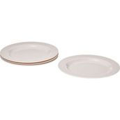 IKEA Paradisisk 26 CM 4 Adet Kırık Beyaz Tabak Seti
