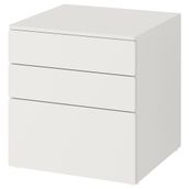 IKEA PLATSA/SMASTAD çocuk şifonyeri beyaz - 99387521