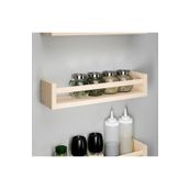 IKEA QUALİTY Ahşap Duvara Monte Baharat 40x10x9 Cm İkea Mutfak Rafı Baharat İçin Raf