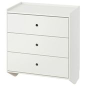 IKEA RACKNAS 3 çekmeceli şifonyer beyaz - 10594524