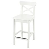 IKEA ROSENTORP bar sandalyesi beyaz - 50618194