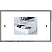 IKEA Skubb Beyaz 93x55x19 cm Saklama Kutusu