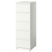 IKEA STORKLINTA 5 çekmeceli şifonyer beyaz - 40627542