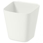IKEA Sunnersta - 12x11 cm - Beyaz Askılı Raf Düzenleyici Kutu