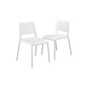IKEA Teodores Beyaz 2 Adet Mutfak Sandalyesi Seti