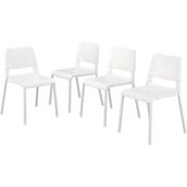 IKEA Teodores Mutfak Sandalyesi Seti Beyaz 4 Adet - 4 Adet