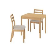 IKEA TONSTAD mutfak masası takımı meşe kaplama-meşe görünümlü/Fridtuna açık bej - 09596661