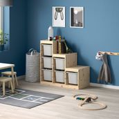 IKEA Trofast 94x44x91 cm Çam-Gri Saklama Ünitesi