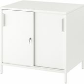 IKEA Trotten 80x75 cm Beyaz Ofis Dolabı