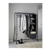 IKEA Turbo Siyah 117x148 cm Ayaklı Askılık