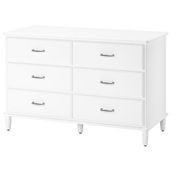 IKEA TYSSEDAL 6 çekmeceli şifonyer beyaz - 20293714
