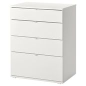 IKEA VIHALS 4 çekmeceli şifonyer beyaz - 00483239