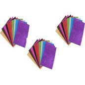 İleri Grup 3 Paket Renkli Simli Eva , 20X30 cm 10 Renk Karışık - Anaokulu, Kreş, Okul Öncesi Etkinlik