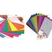 İleri Grup Yapışkanlı Simli Eva - Yapışkanlı Eva 20X30CM 10 Renk Karışık Anaokulu, Kreş, Okul Öncesi Etkinlik