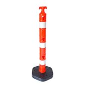 İleri Trafik 110 x 1200 mm Kauçuk Ağırlıklı Plastik Yol Dikmesi
