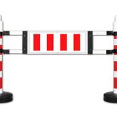 İleri Trafik 1800x1200 mm Dubalı Uyarı Levhalı Bariyer