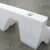 İleri Trafik Beyaz 120x50x50 cm Yol Bariyeri