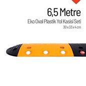 İleri Trafik Eko Oval Plastik Hız Kesici Set 6,5 m Yol Kasisi