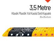 İleri Trafik Klasik Hız Kesici Set Kapaklı Plastik 3,5 m Yol Kasisi