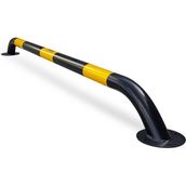 İleri Trafik Oto Park Araç Stoperi, Otopark Demiri Siyah 200x16cm 60mm