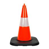 İleri Trafik Pvc 50 cm Reflektifli Ağırlıklı Trafik Dubası