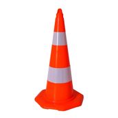 İleri Trafik Pvc 70 cm Çift Reflektifli Trafik Dubası