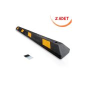 İlgi Trafik Kauçuk Stoper Ankara Kauçuk Araç Durdurucu Kauçuk Otopark Stoperi 184x16x10 cm (2 ADET) İLG-6161-2ADET
