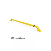 İlgi Trafik LT-006 A-2MM Lastik Sonlandırma Bariyeri Otopark Araç Stoperi Demiri Ölçüleri 180Cm Ø60Mm 2Mm