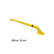 İlgi Trafik LT-006 D-2.5MM Otopark Araç Stoperi İstanbul Otopark Stoperi Bariyeri Sonlandırma Demiri 200Cm Ø76Mm 2.5Mm